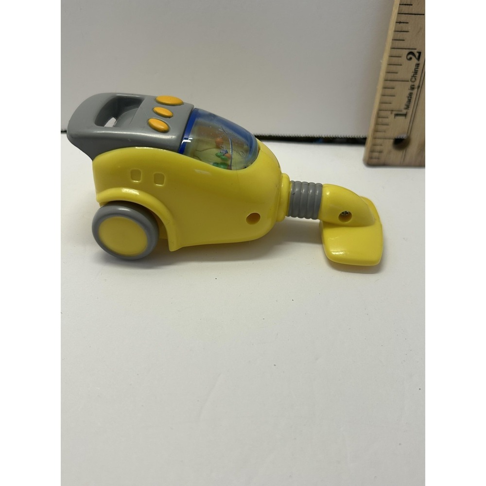 Smart Home Yellow Toy Vacuum Cleaner Mini Plastic Housekeeping Kids Fun Play